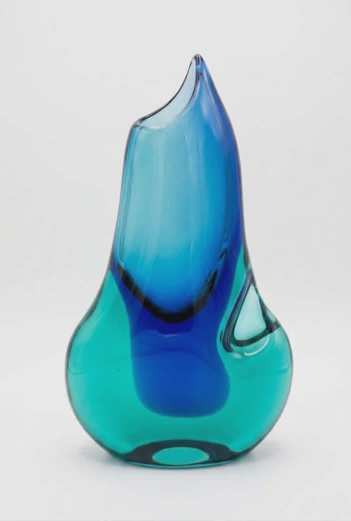 Vase Bohémien Železný Brod — Verre soufflé